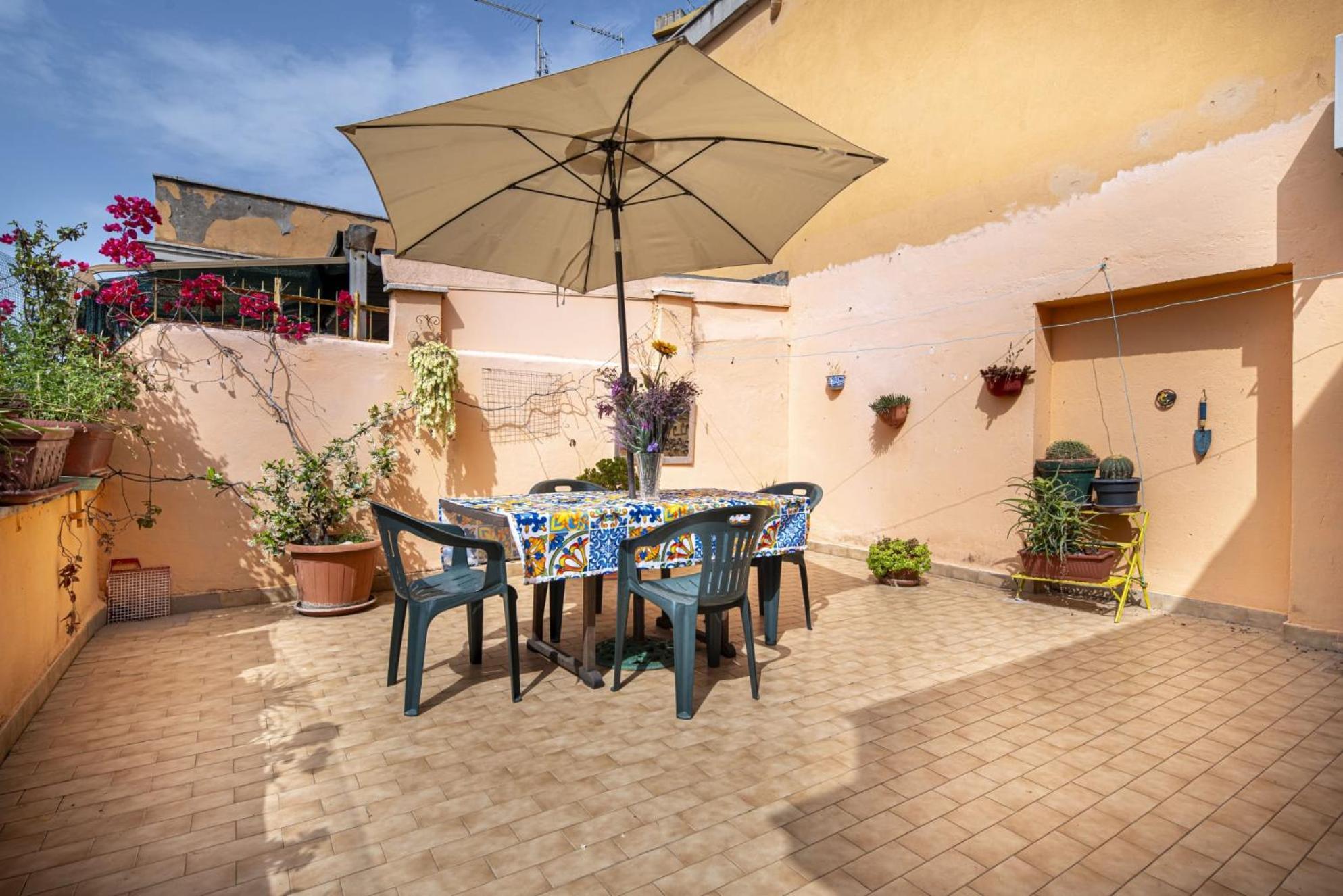 Apartamento Carola'S Terrace / La Terrazza Di Carola Roma Exterior foto